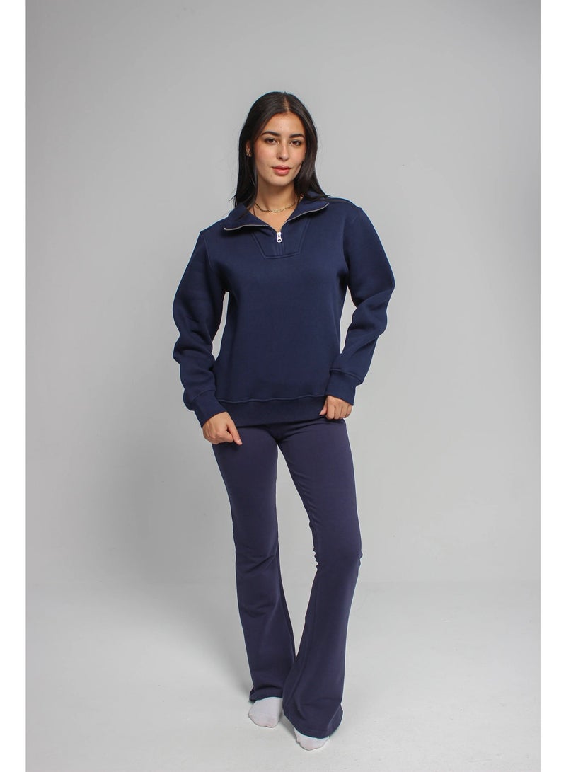 Basic Look Quarter zip Brushed Milton - Image 2